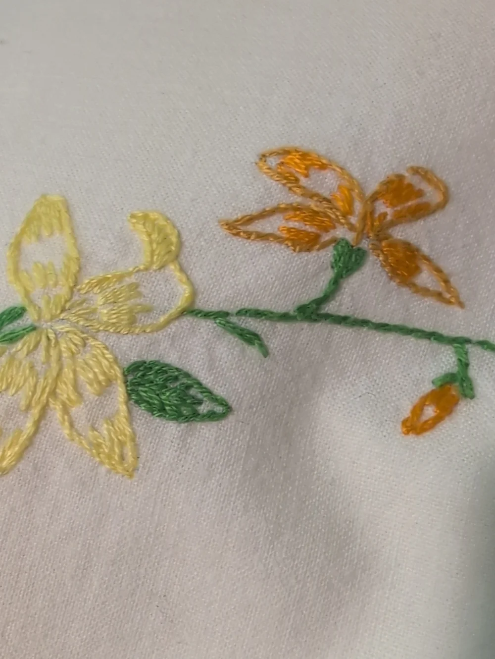 Vintage hand embroidered